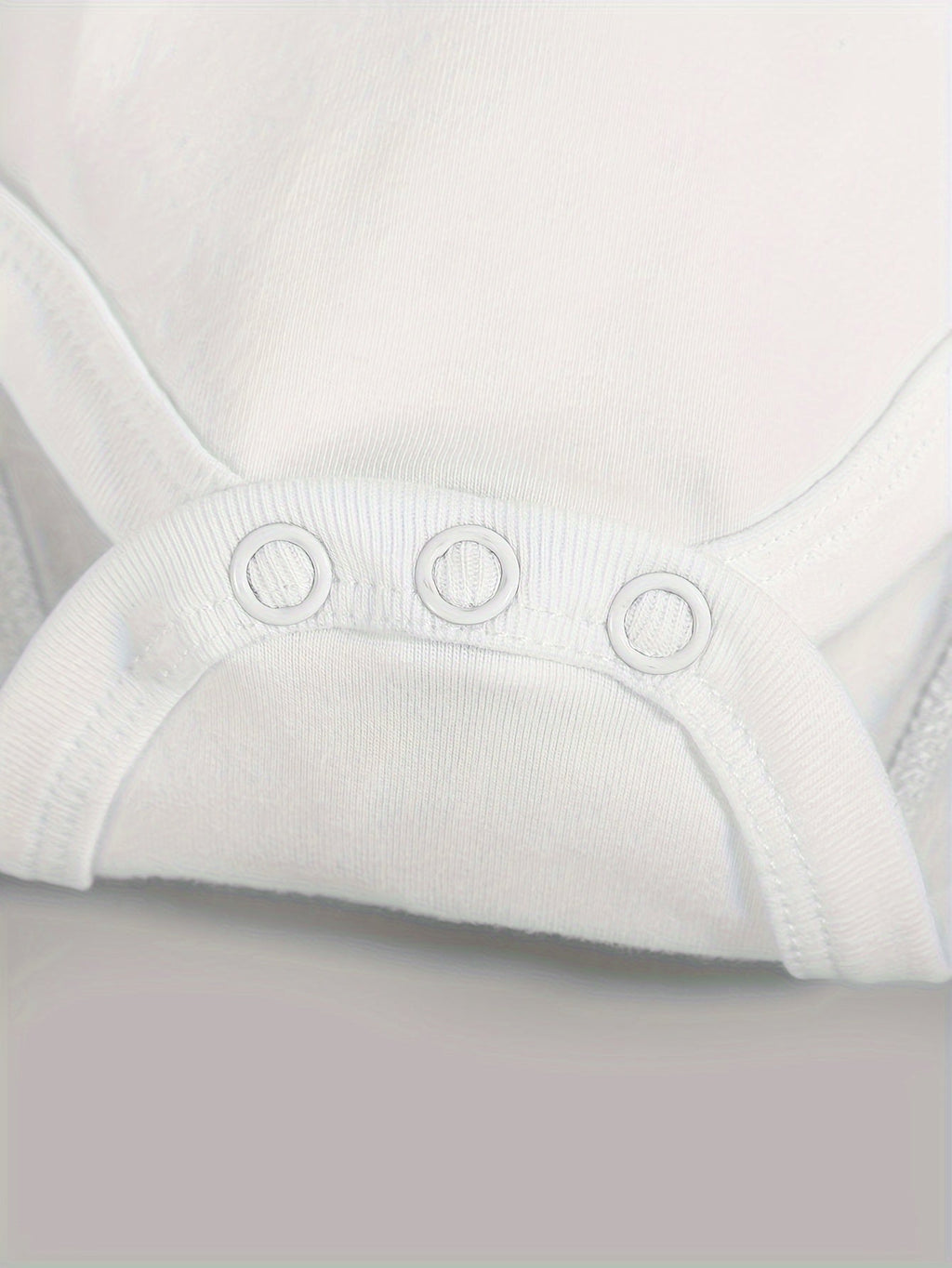 Baby Gigi Cookie Slogan Bodysuit in White with Short Sleeves and Overlap Shoulders for a Playful Family Outfit