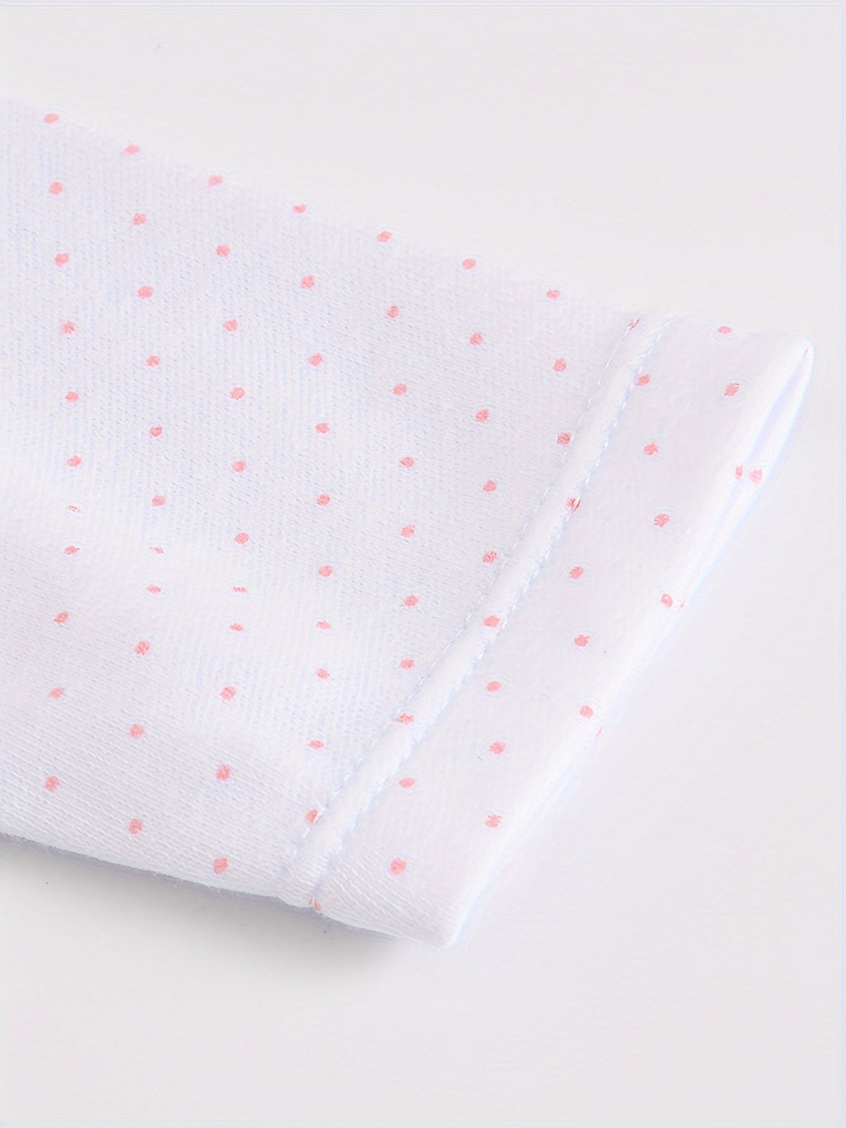 Baby Girls' Footed Rompers 3-Pack in Pink and White with Long Sleeves and Snap Fronts for Everyday Dressing