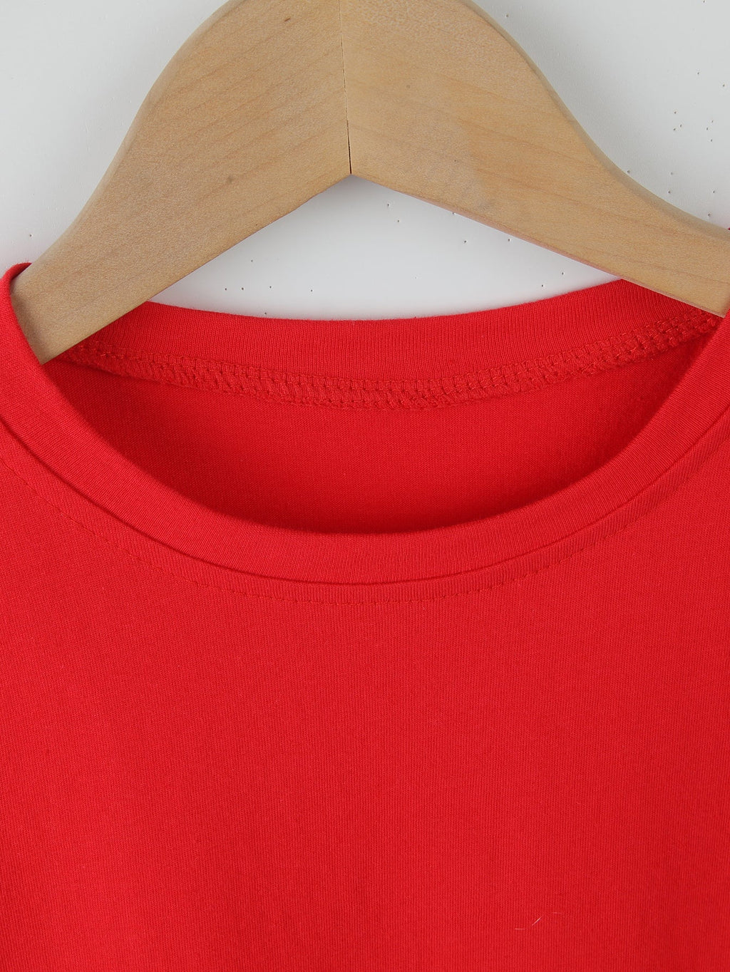 Boys' Wheels on the Bus Cotton T-Shirt in Red with Yellow School Bus Graphic for Everyday Summer Wear