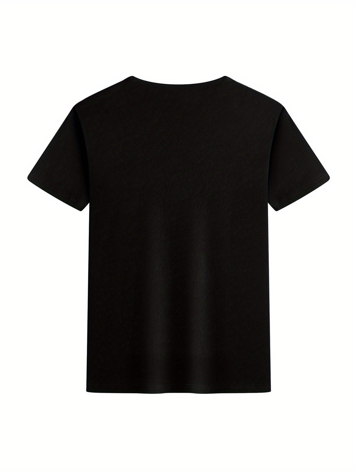 Boys' I Asked God T-Shirt in Black with Grandma and Grandpa Lettering for Casual Family Outings