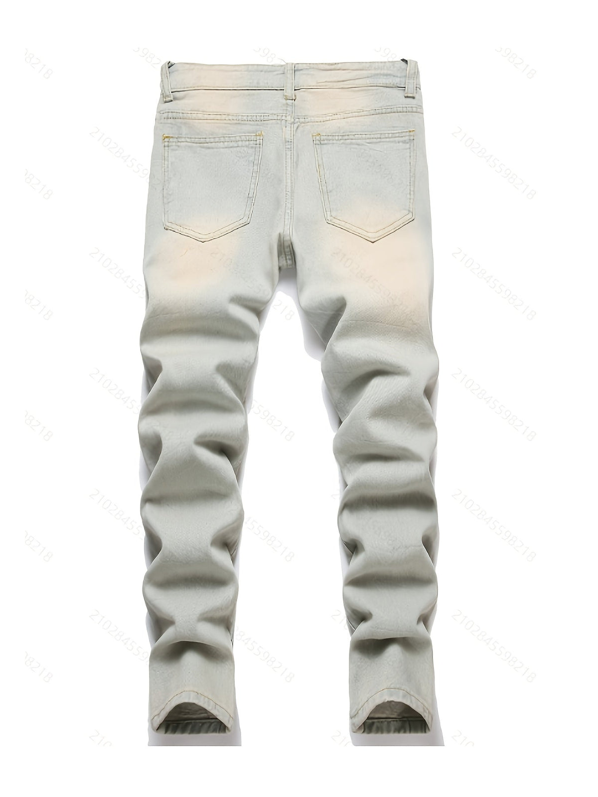 Boys' Distressed Jeans 3-Pack in Black, Blue and Light Wash Denim for Slim Fit Everyday Casual Outfits