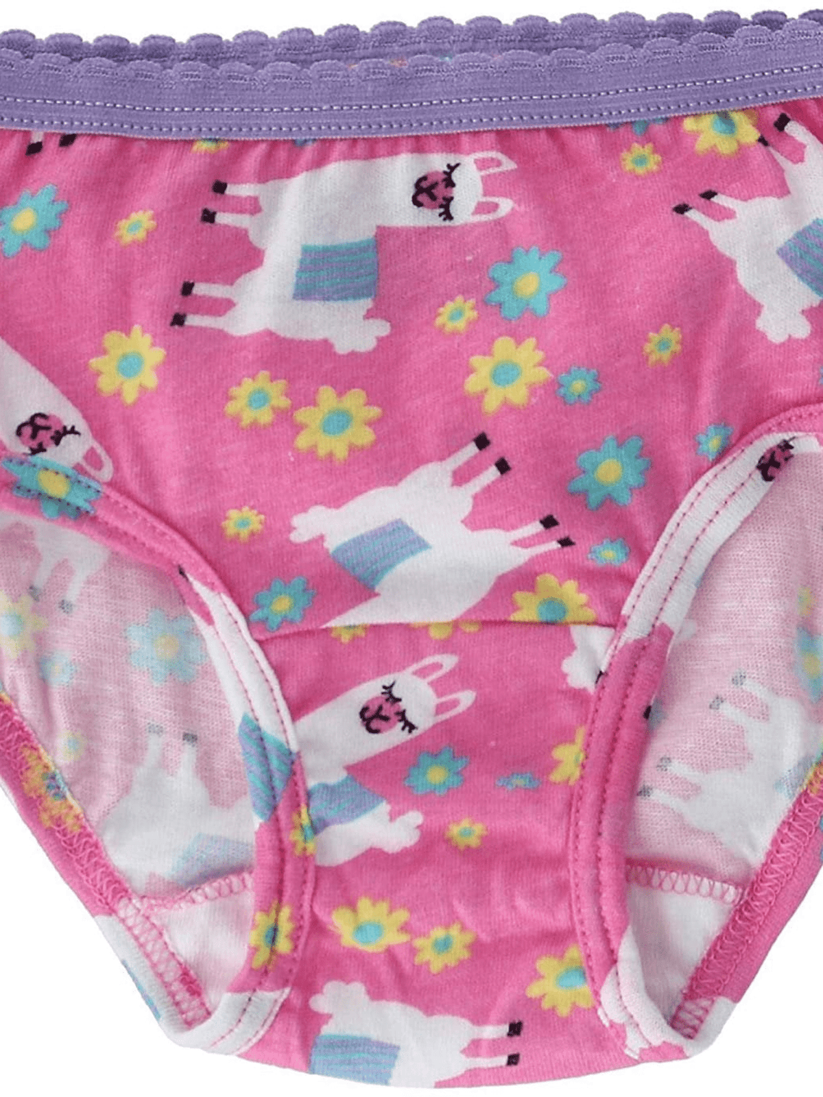 Toddler Girls' Cotton Briefs 10-Pack in Assorted Prints and Colors with Soft Waistbands for Daily Changes