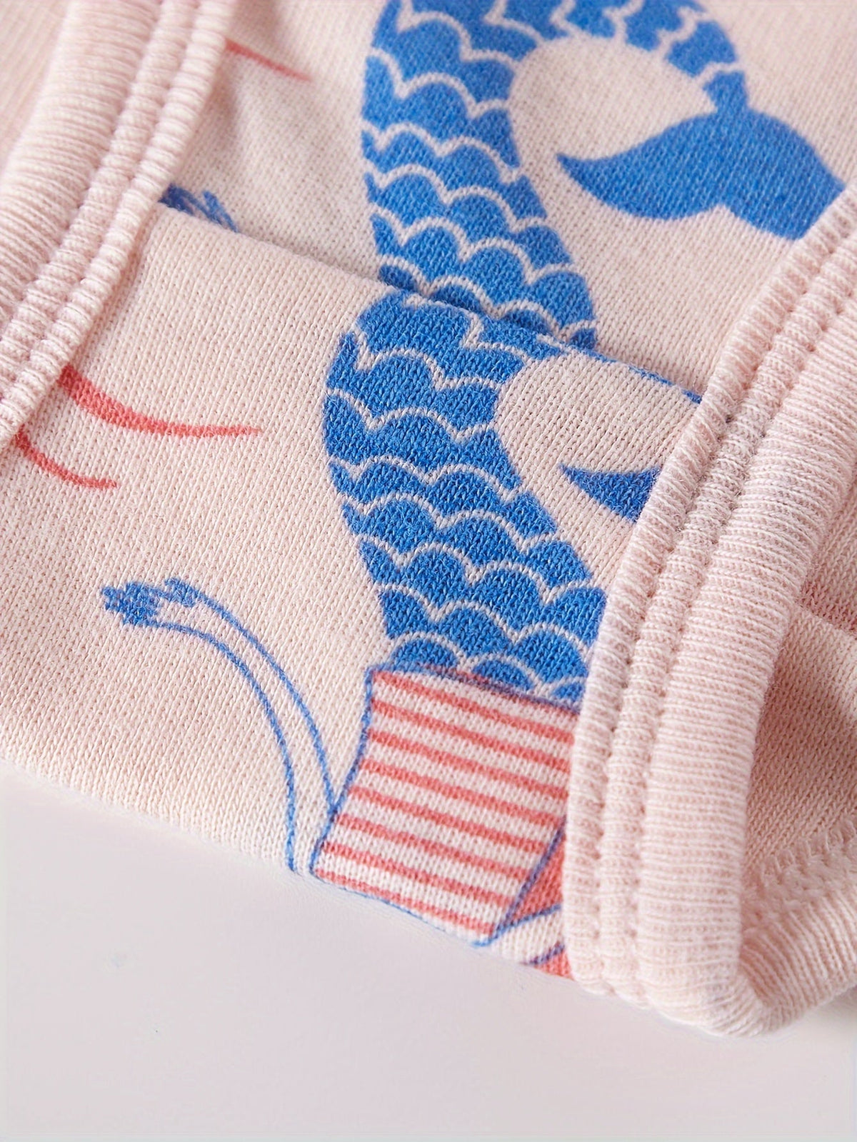 Girls' Briefs Twelve-Pack with Dolphin and Fox Prints in Mixed Colors for Everyday Underwear Changes