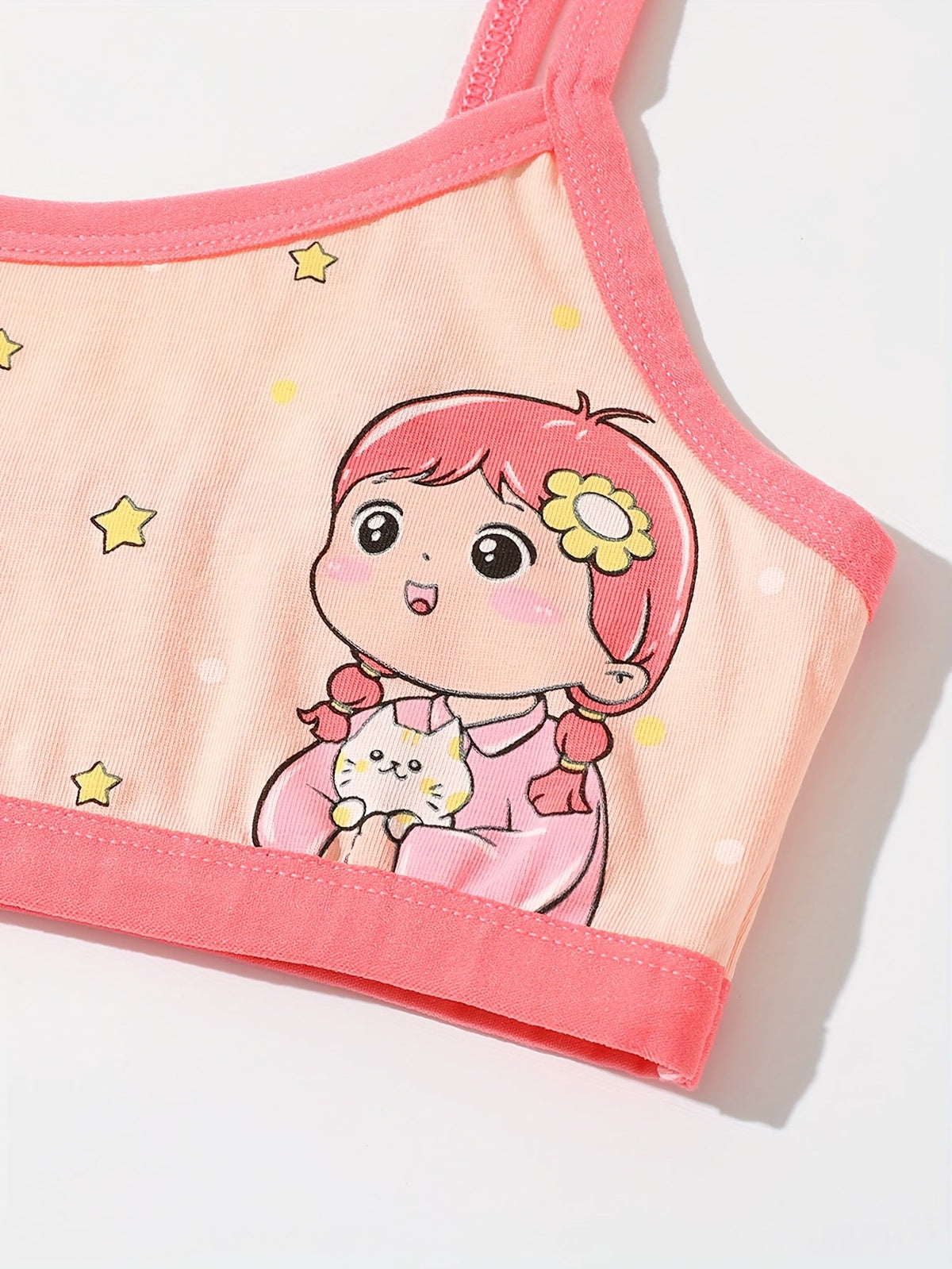 Girls' Unicorn Underwear Sets 4-Pack with Matching Cami Tops and Boxer Briefs for Everyday Layering